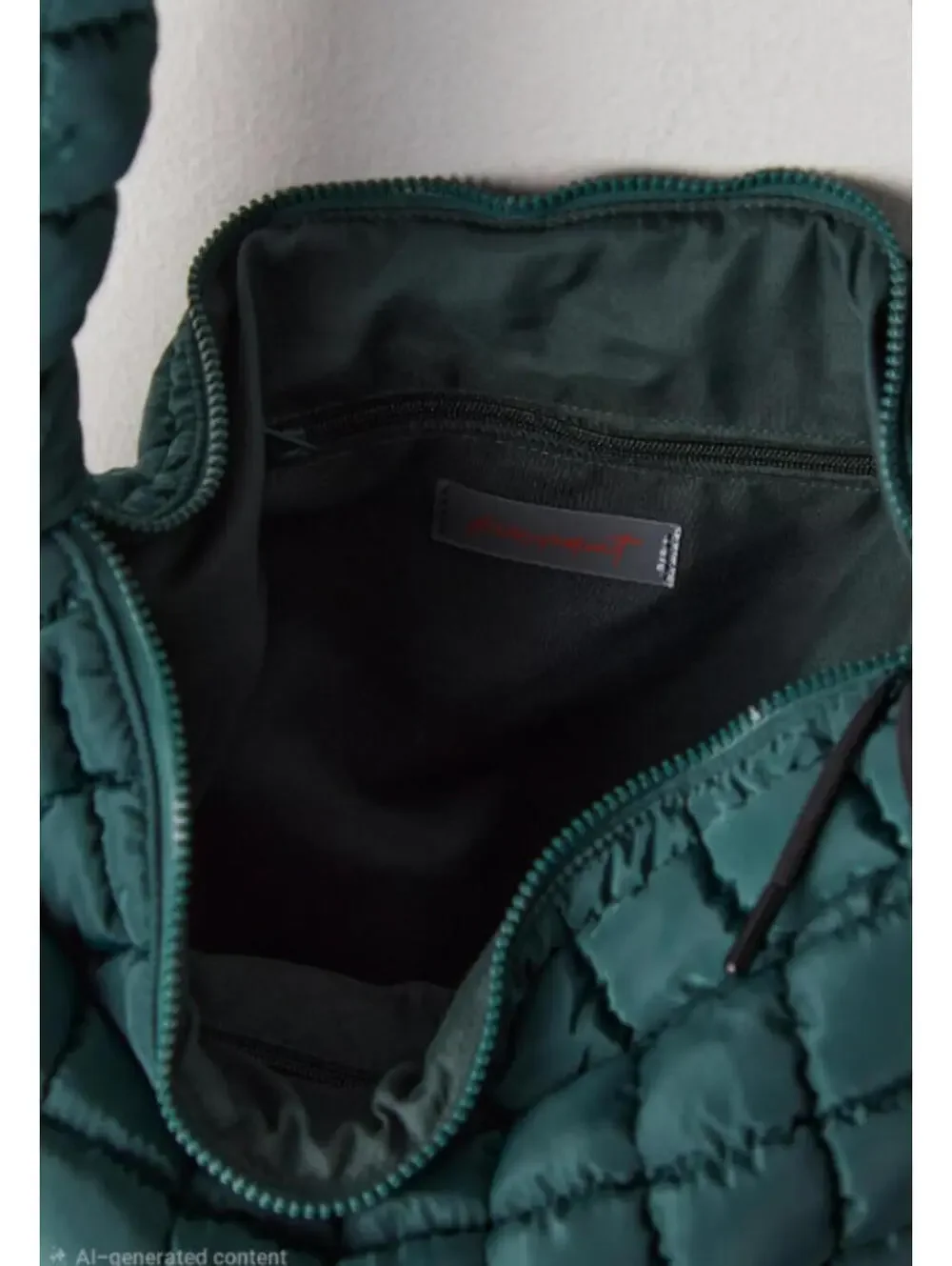 Brand new Free People Quilted Teal Patchwork Shoulder Bag - Picture 3 of 4